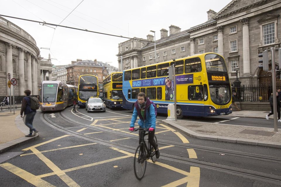 College Green will be a no-go area for private cars from Monday, May 29. Pic: Mark Condren