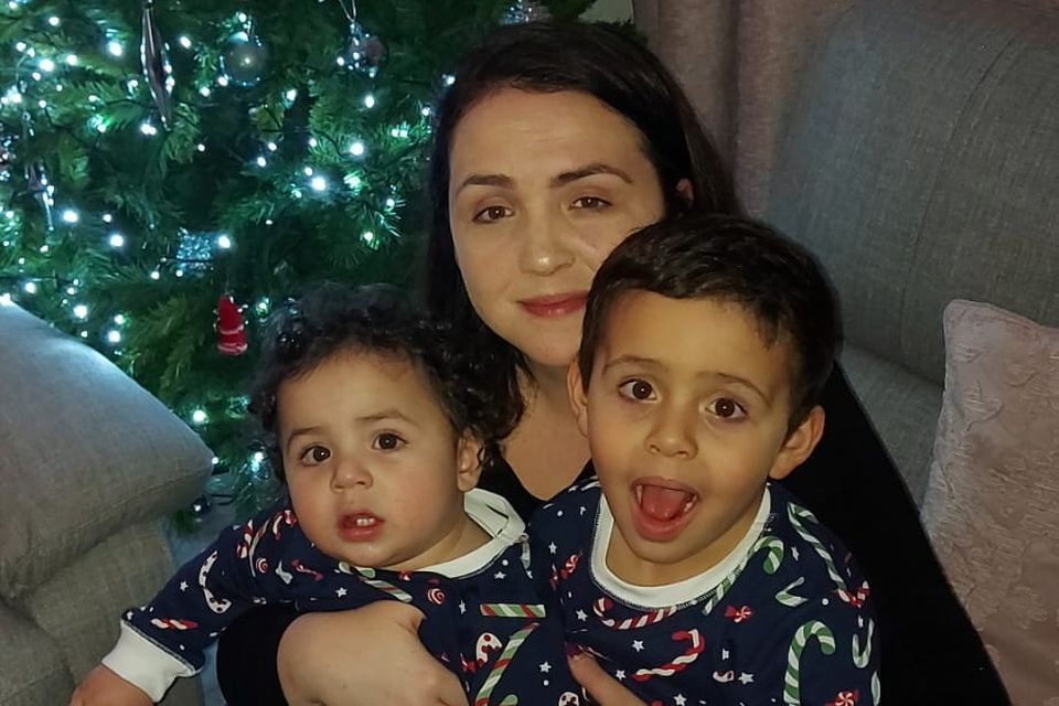 Mandy Kelly and her children, Zayn (5) and Kareem (3). Ms Kelly hasn't seen the boys since 2022