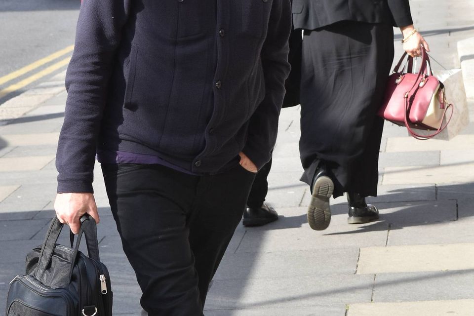 Neil Finn arrives at his Dublin hotel ahead of their RDS concert on Thursday. Picture: VIPIreland.com