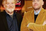 thumbnail: Calvary star Brendan Gleeson (left) with the film’s director, John Michael McDonagh