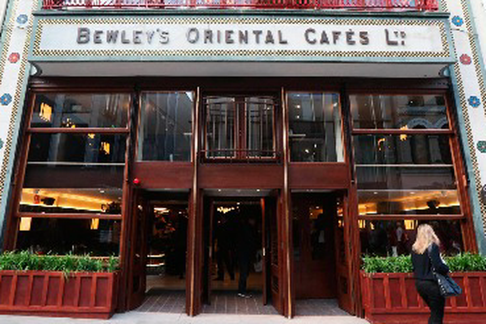 Bewley’s on Grafton Street, a Dublin landmark
