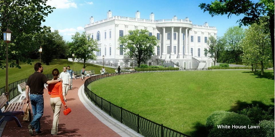 The Tipperary Venue included plans for a reconstruction of the White House in Washington DC as it was in 1829, in a memorial to Irish architect James Hoban