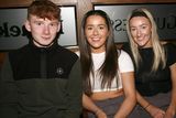 thumbnail: Shane Cullen, Darcey O'Connor and Orla Redmond at the fundraiser for Nadia Dempsey in TJ Murphy's, Templeshannon.