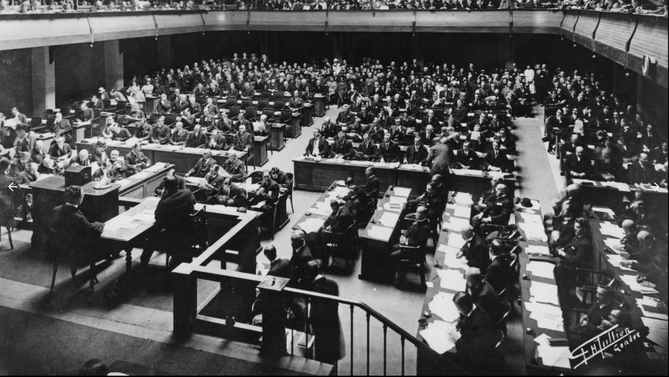 League of Nations meeting in Geneva, 1923