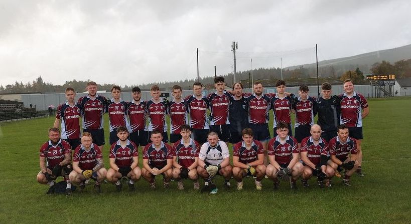 The Shillelagh-Coolboy team ahead of last year's Junior 'A' football championship final.