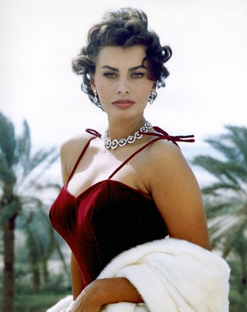 Italian actress Sophia Loren, circa 1955. (Photo by Diltz/RDA/Getty Images)