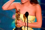 thumbnail: Actress Alicia Vikander accepts the Best Supporting Actress award for 'The Danish Girl' onstage during the 88th Annual Academy Awards at the Dolby Theatre on February 28, 2016 in Hollywood, California.  (Photo by Kevin Winter/Getty Images)