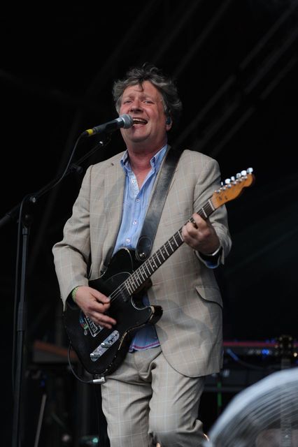 Glenn Tilbrook from Squeeze performs at the Splendour Festival in Nottingham (PA)
