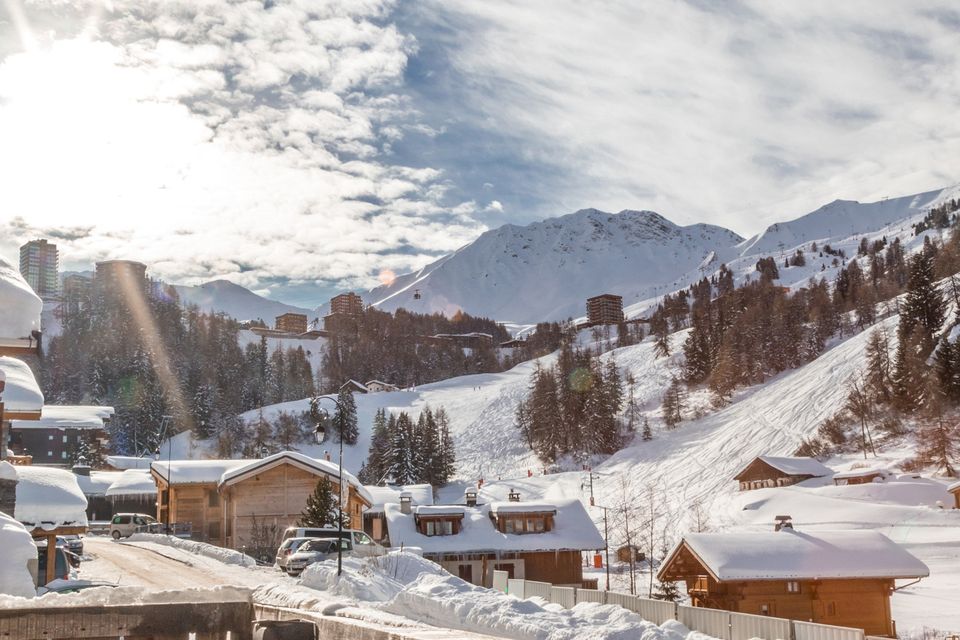 The view from the balcony of Chalet Alisier