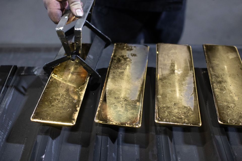 Gold ingots. Photo: Andrey Rudakov/Bloomberg