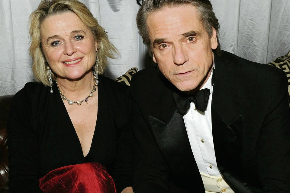 Talented pair: Sinéad Cusack with husband Jeremy Irons