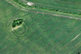 thumbnail: Shadows from history:  Hidden ancient monuments came to light after millennia, revealed by last summer’s drought and Google Maps/Earth images including this one at Oldtowndonore, near Clane, Co Kildare