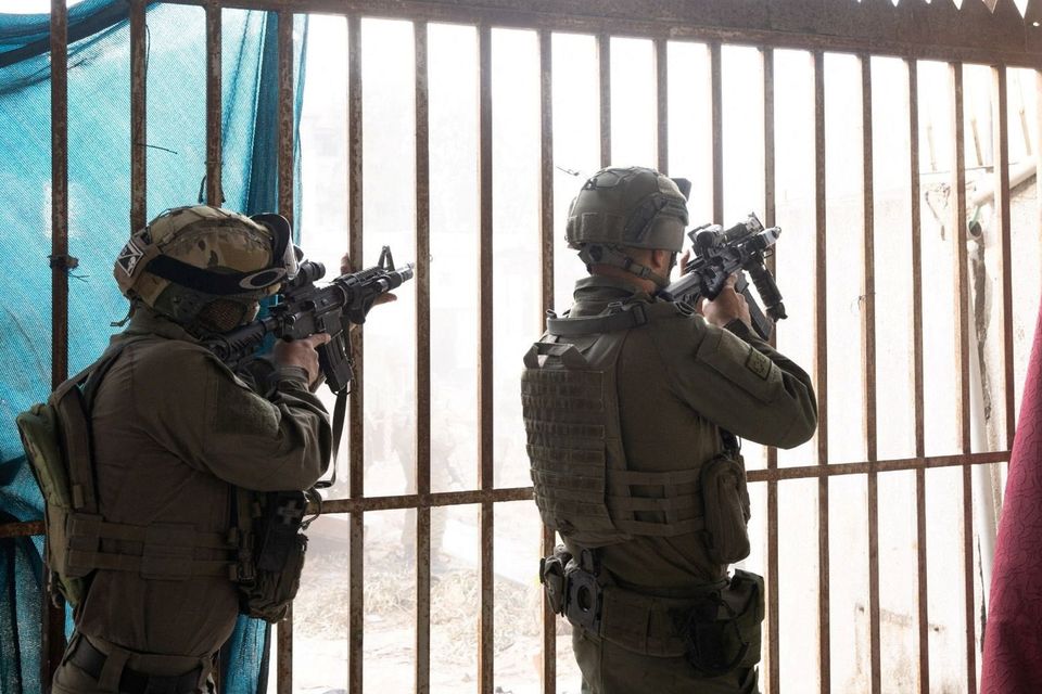 Israeli soldiers operate in the Gaza Strip. Reuters