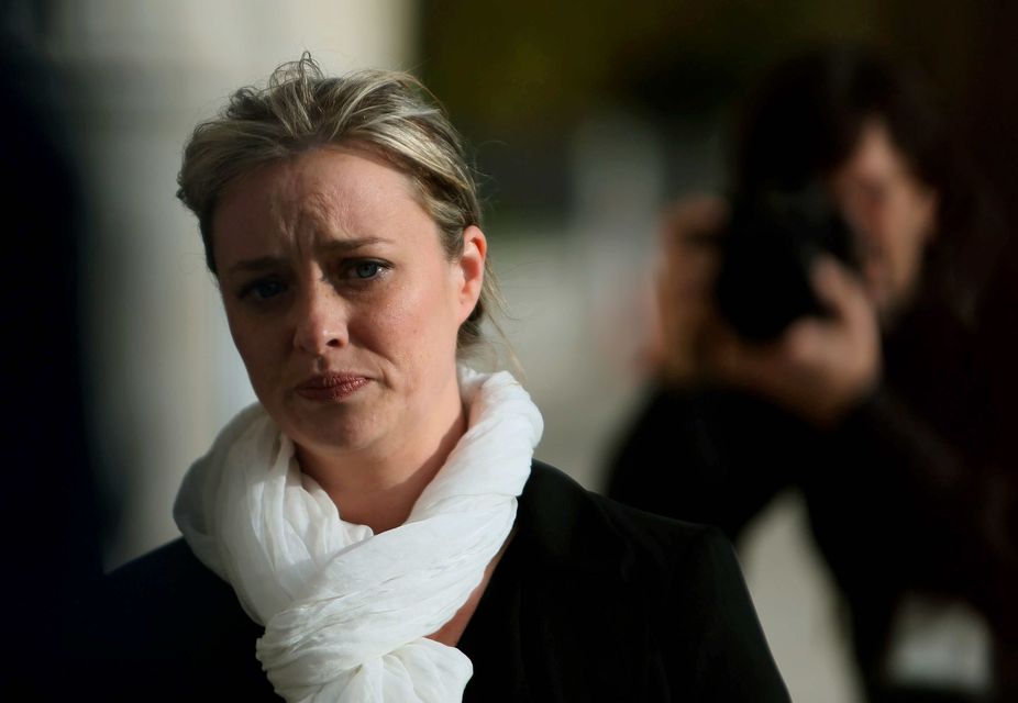 Abuse survivor Mairia Cahill arrives at Stormont, Belfast for a meeting with First Minister Peter Robinson over allegations that she was interrogated by the IRA after she claimed she was abused by a member of the terror group. Photo: PA