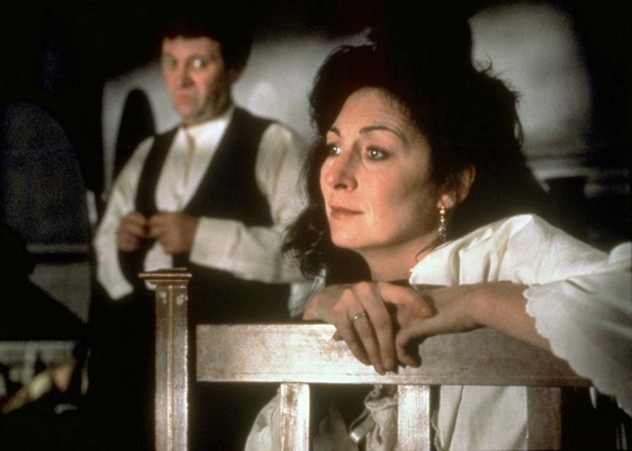Anjelica Huston with Donal McCann in 'The Dead' in 1987. Photo: Vestron Pictures