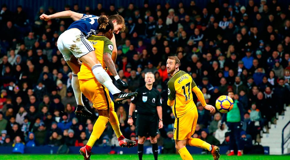 Craig Dawson of West Bromwich Albion scores his sides second goal   Photo: Getty