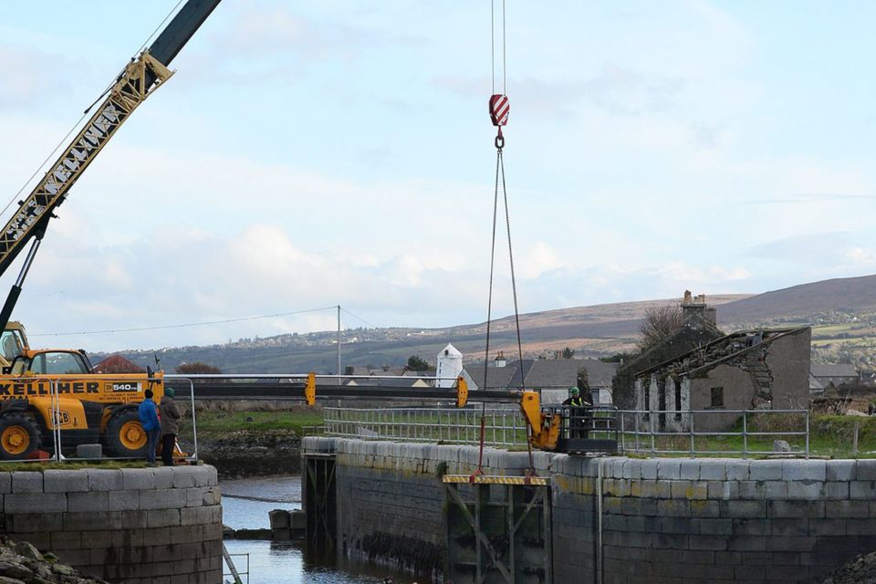 The Lock Gates on the Tralee Ship Canal have been replaced