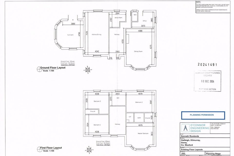 Site layout of the 1.21 hectare property in north Wexford.