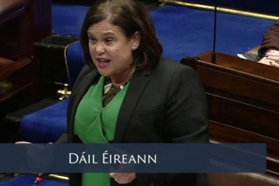 Mary Lou McDonald, who is the leader of the 'anti-landlord' Sinn Féin