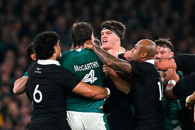 Kiwi Captain Confronts Irish Lock Amid Game Flare-Up