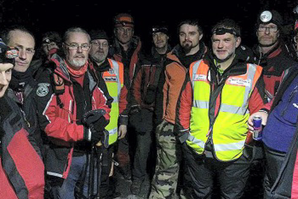 Members of the rescue team.