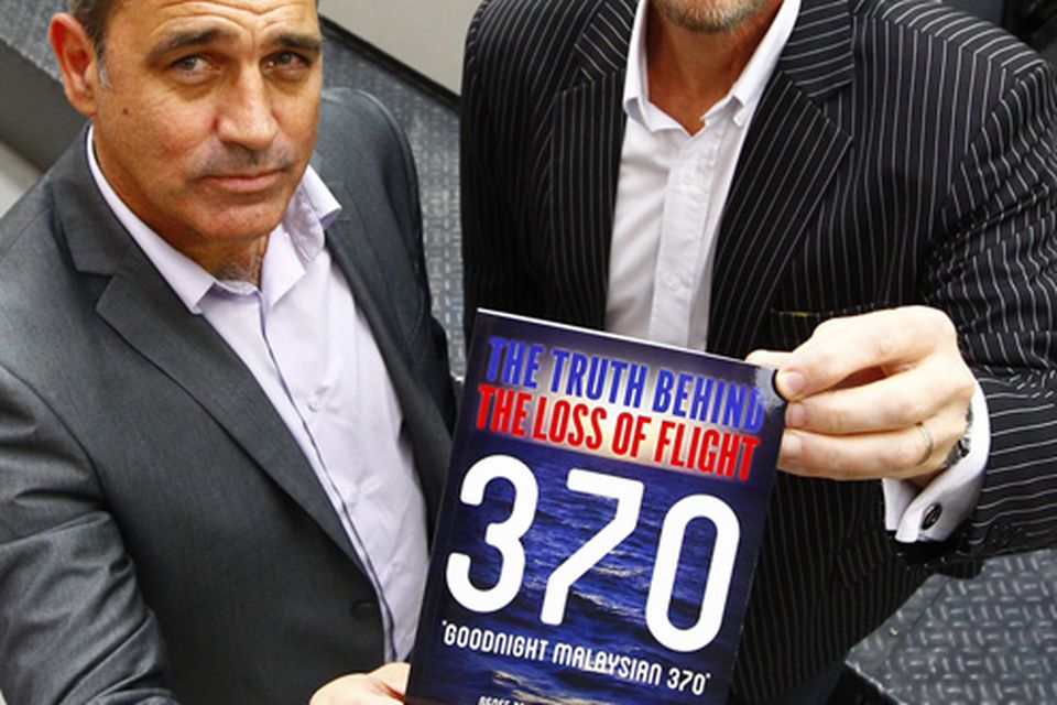 Geoff Taylor and Ewan Wilson, authors of 'Goodnight Malaysian 370'