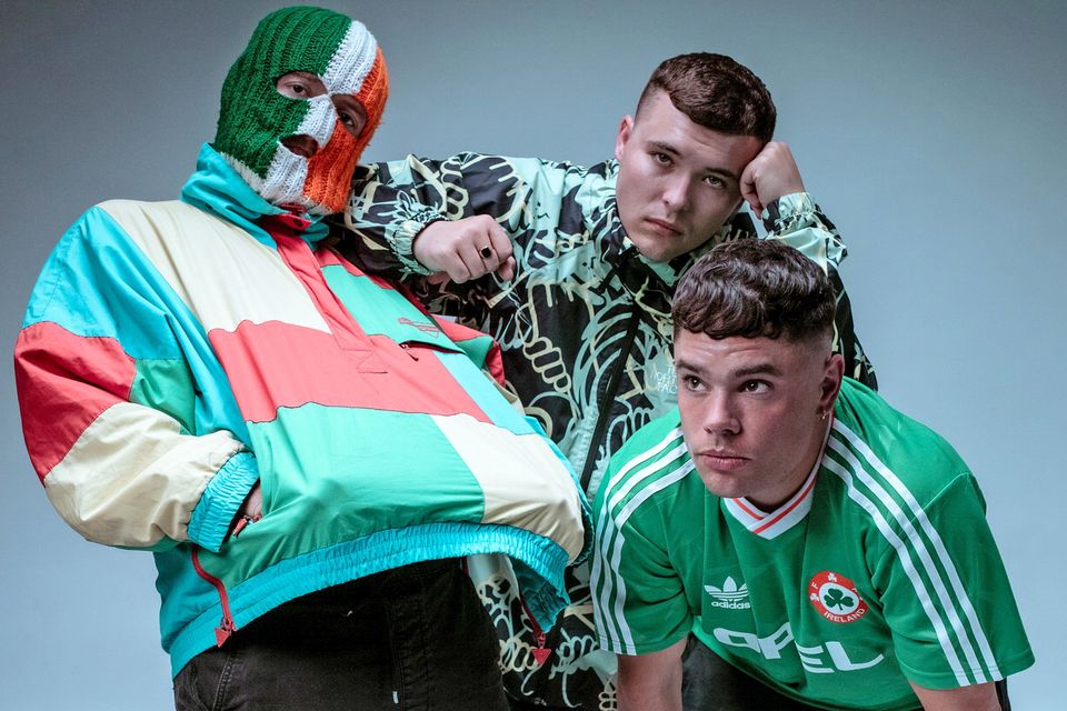 Early controversy: Kneecap’s first single CEARTA, which was banned by RTÉ Raidió Na Gaeltachta, was released ‘just for the craic’