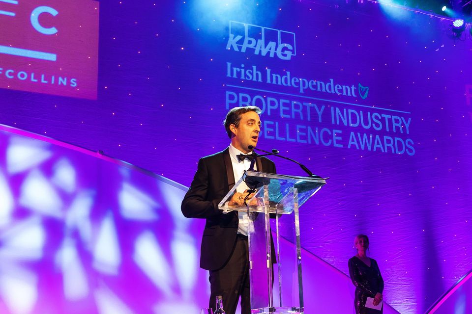 Jim Clery, head of real estate at KPMG, at last year's awards ceremony