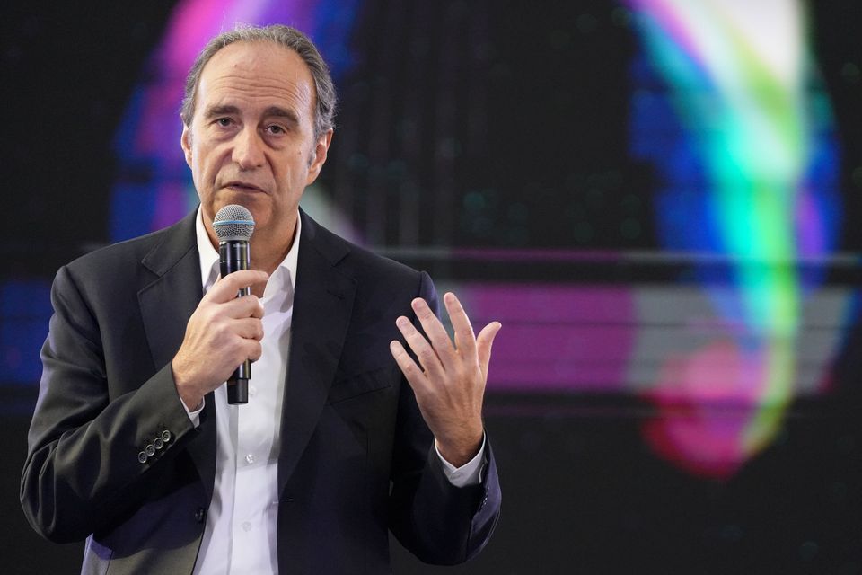 Xavier Niel, milliardaire et président d'Iliad SA.  Photo : Nathan Lin/Bloomberg