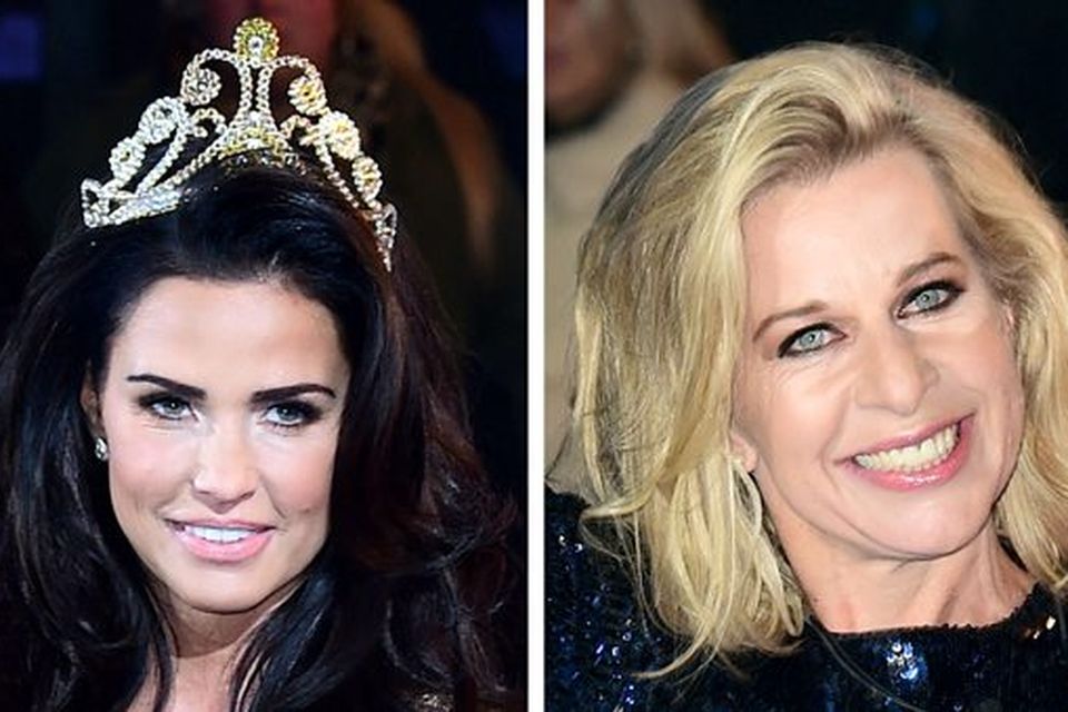 Katie Price (left) and Katie Hopkins as Price has chosen to save Hopkins from eviction on Celebrity Big Brother, even though the outspoken columnist has previously criticised Price's choice of baby name
