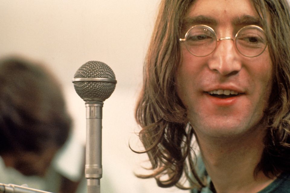 John Lennon during the Let It Be sessions. Photo: Ethan A Russell/Apple Corps Ltd