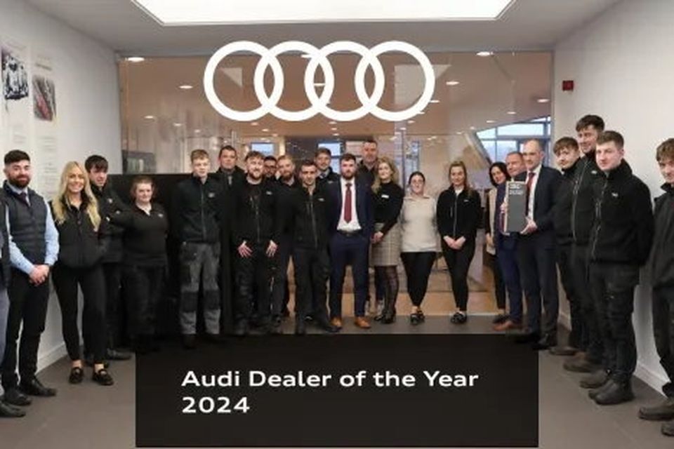 El concesionario de Wexford recibe el premio de Concesionario Audi del año 2024