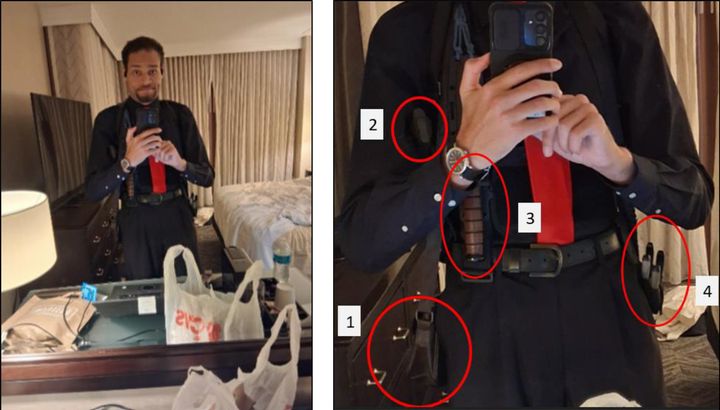 Man accused of trying to kill Trump took selfie with knife in hotel room just minutes before attack