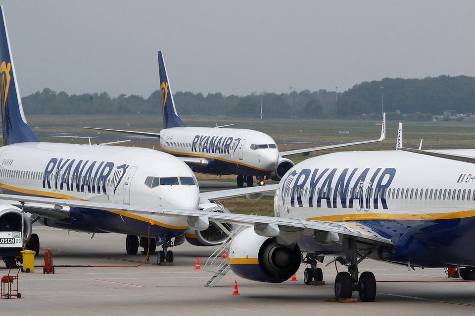 Ryanair has halted talks with two Spanish unions. Photo: Reuters/Wolfgang Rattay