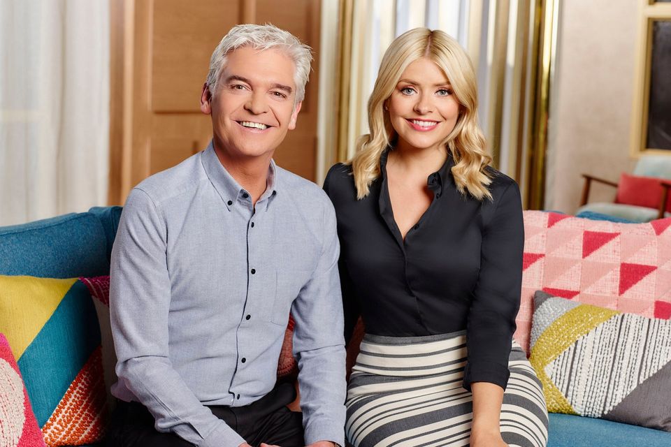 Philip Schofield and Willoughby. Photo: Joel Anderson © ITV
