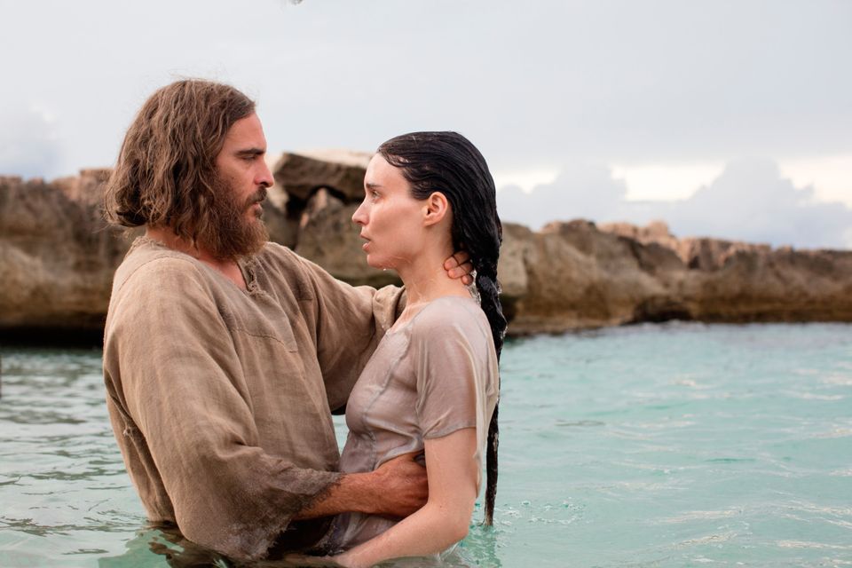 Biblical role: Rooney as Mary Magdalene and Joaquin Phoenix as Jesus