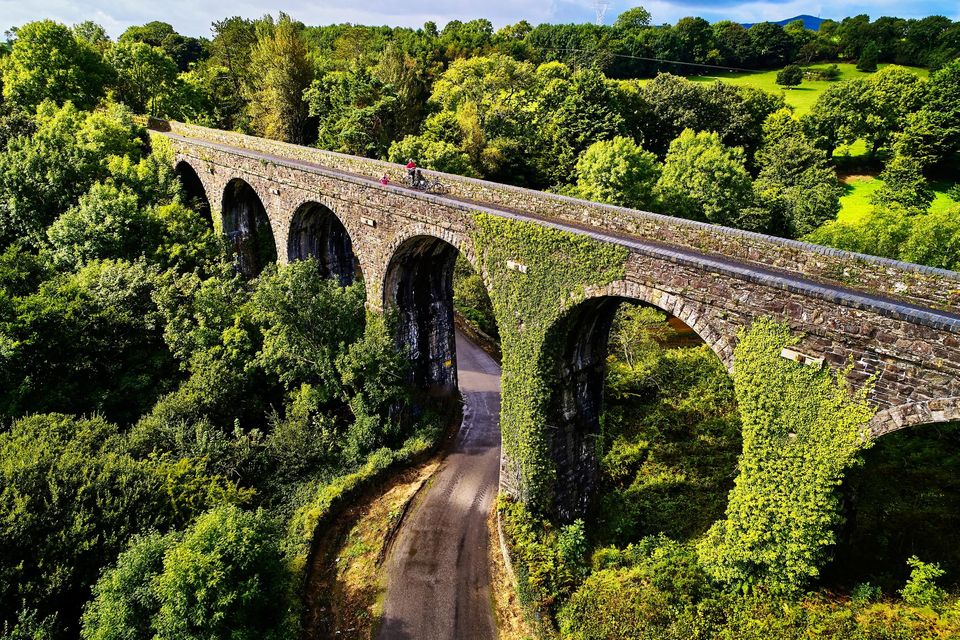 The Waterford Greenway passes under Durrow Viaduct. Picture: Andrea Pistolesi