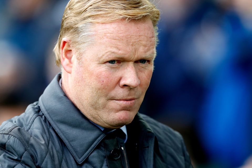 Everton boss Ronald Koeman is under pressure