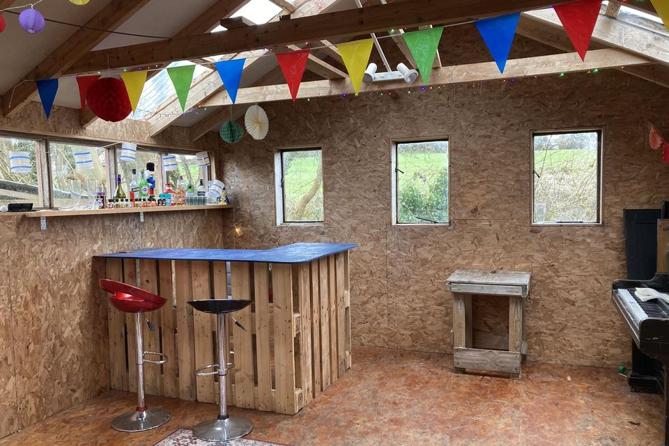 The home bar/recreation room