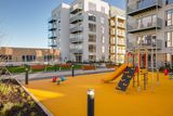 thumbnail: Barnwell Point Apartments, Hansfield, Dublin 15: Developed by McGarrell Reilly, Barnwell Park Apartments involve 247 apartments over 6 blocks on a 1.67-hectare site with 272 car park spaces and 400 bike spaces. This gateway development is adjacent to Hansfield Train Station.