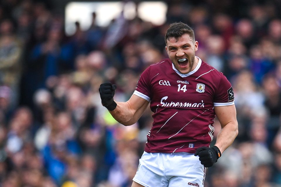 Damien Comer was in top form for Galway in their win over Roscommon. Photo by Seb Daly/Sportsfile