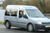 thumbnail: James Foley with his Ford Transit Connect