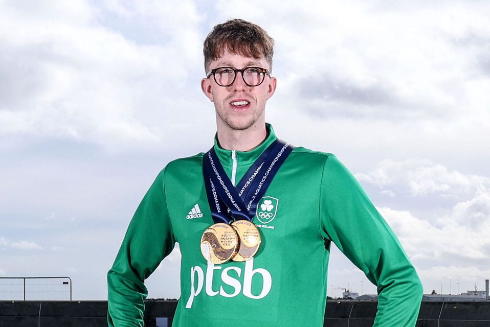 Two-time world champion and PTSB Team Ireland ambassador Daniel Wiffen is hoping to take gold in Paris.  Photo: Inpho