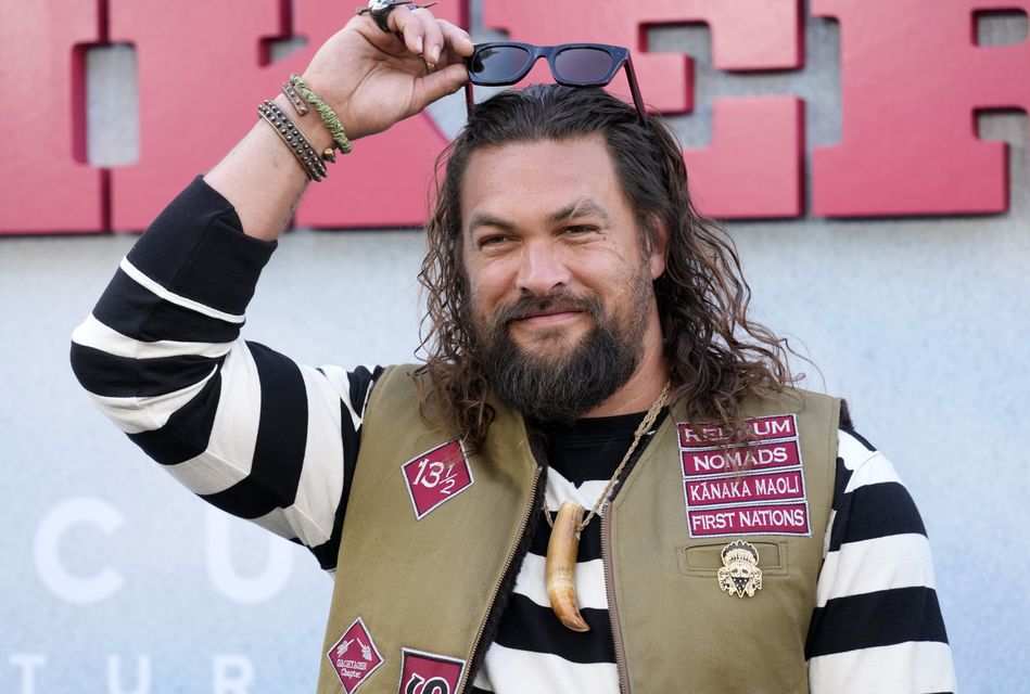 Jason Momoa is best known for his roles in the Aquaman movies and in Game Of Thrones (Chris Pizzello/AP)