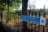 thumbnail: The sign for Darmouth Square