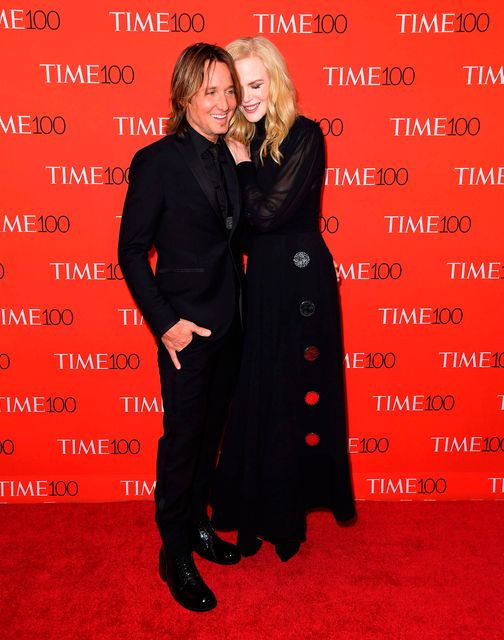 Keith Urban and Nicole Kidman attend the TIME 100 Gala celebrating its annual list of the 100 Most Influential People In The World at Frederick P. Rose Hall, Jazz at Lincoln Center on April 24, 2018 in New York City.  / AFP PHOTO / ANGELA WEISSANGELA WEISS/AFP/Getty Images
