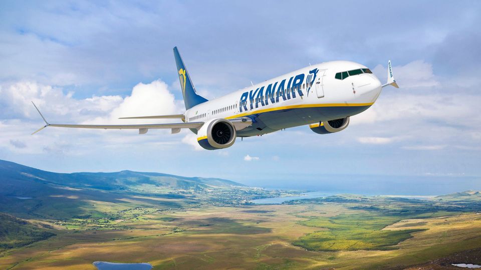 An artist's impression of the new Ryanair Max 10 in operation