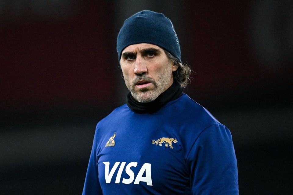 Argentina lineout coach Juan Martín Fernández Lobbe