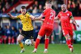 thumbnail: Brandon Kavanagh of St Patrick's Athletic in action against Gavin Molloy of Shelbourne during the SSE Airtricity Premier Division match at Tolka Park in Dublin. Photo by David Fitzgerald/Sportsfile