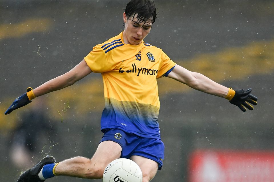 Bobby Nugent, in action for the Roscommon minors in 2021, stepped up for the county's U-20s. Photo: Piaras Ó Mídheach/Sportsfile